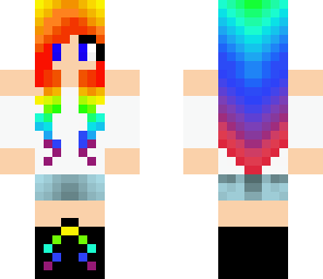 cute rainbow gril