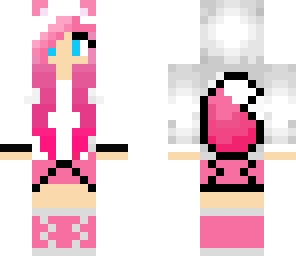 pink wolf girl edit