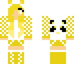 cute yellow panda