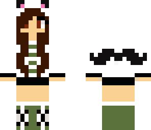 brunette girl with kitty ears