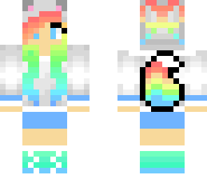 rainbow wolfie
