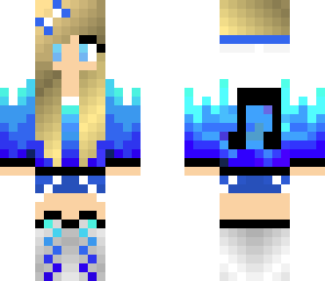 blue girl