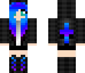 blue scene girl awesomenessh