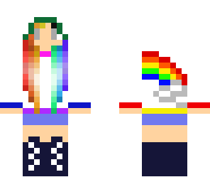 rainbow girl