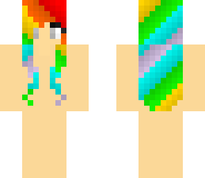 rainbow girl base