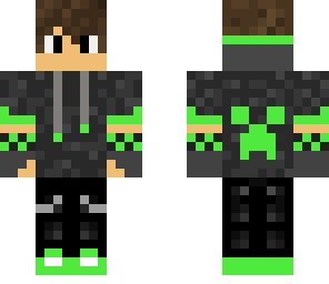 green creeper hoodie boy
