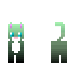 green cat