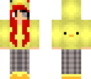duck pajama girl