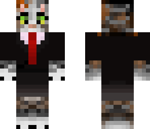 alpha cat in a tux