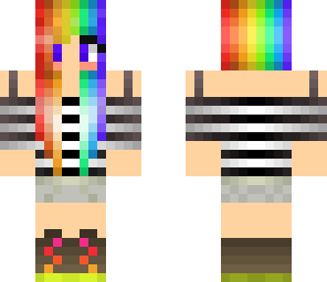 rainbow girl