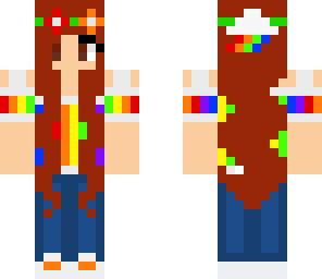 rainbow girl