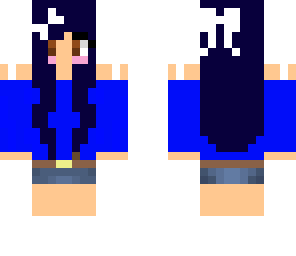 blue girl