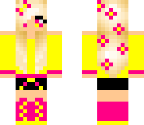 pink and yellow
