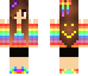 rainbow smiley girl