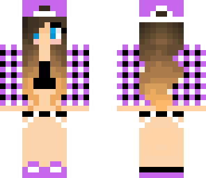 cute purple tomboy