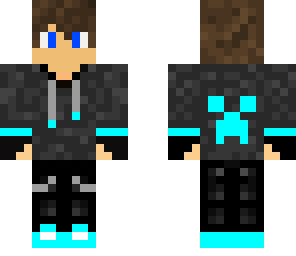 neon blue creeper guy