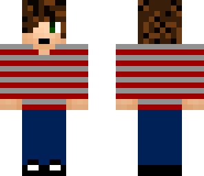 cool striped teenager