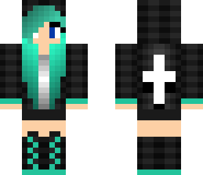 emo herobrine girl