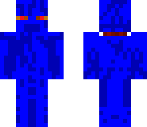 evil blue enderman