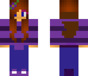 girl with flower power