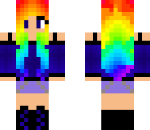 rainbow girl