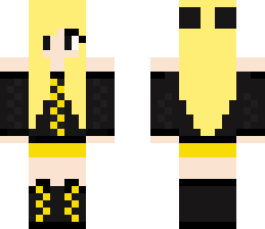 yellow emo girl