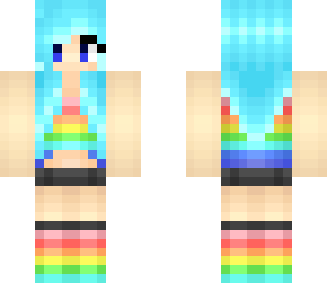 rainbow girl