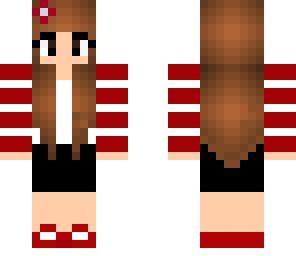 cute striped girl