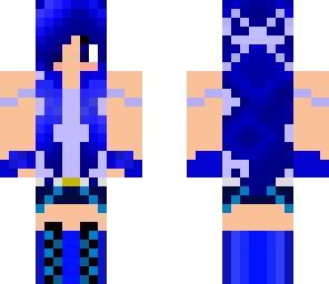 royal blue girl edit