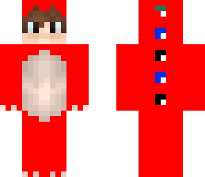 red dino guy