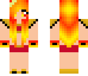 fire gamer girl