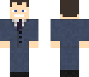 nice man in blue suit