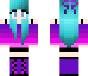 purple and blue