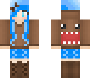 blue domo girl