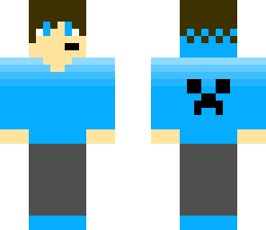 blue gamer boy