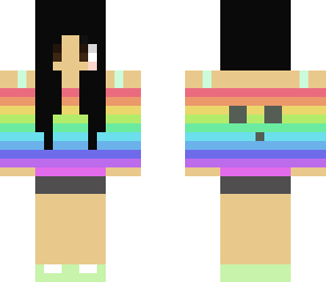 rainbow slime girl