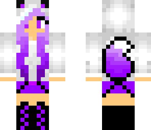 purple fox girl