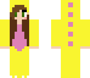 brunette dino girl