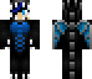 blue ender dragon guy