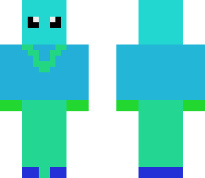 sea of blue and green