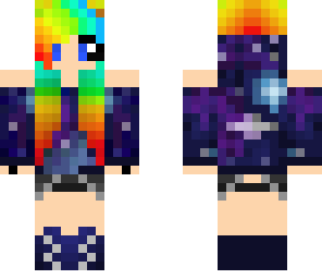 rainbow gamer girl