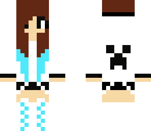 bentleybennett's super blue girl skin