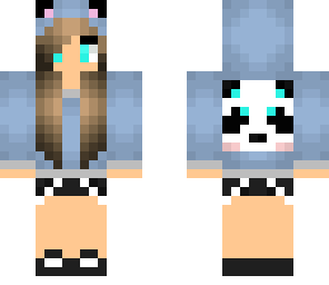 panda hoodie girl