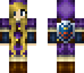 purple link girl