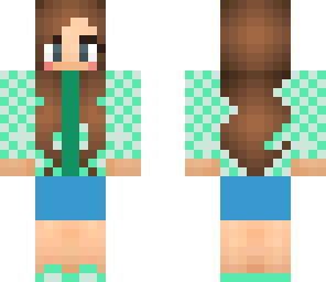 checkered jumper girl