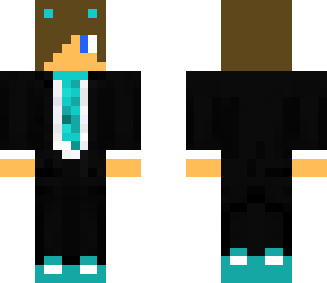 teen in tux