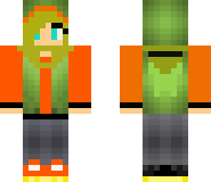 creeper girl orange