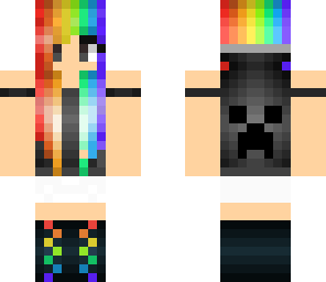 rainbow girl