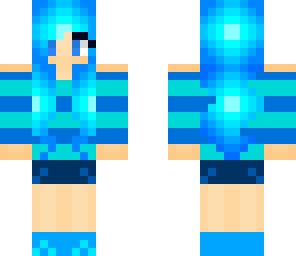 blue girl