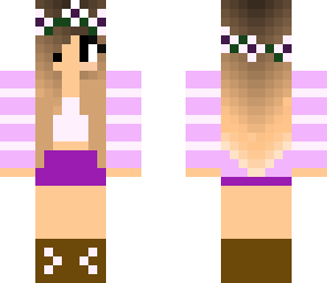 purple autumn girl